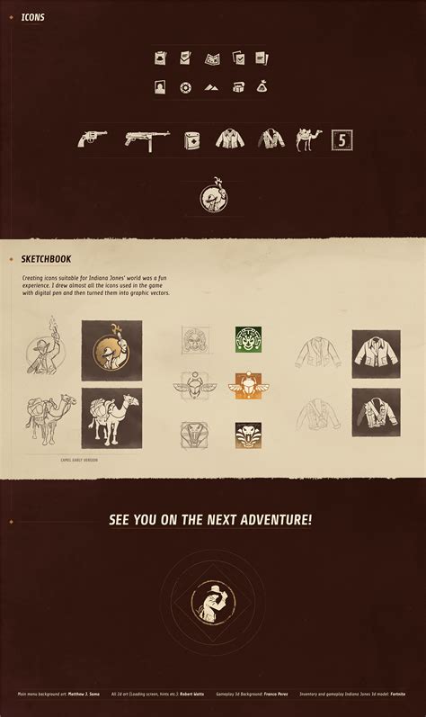 Indiana Jones Game UI/UX Concept on Behance