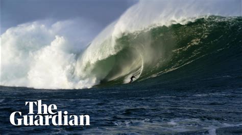 Surfer Conor Maguire Catches Irelands Biggest Wave Youtube