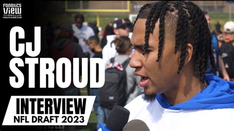 CJ Stroud Reveals What He's Going to Bring To The NFL & Discusses "Hard ...