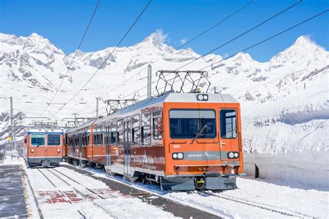 The Matterhorn Gotthard Bahn at Riffelberg, Switzerland 2010703 Stock Photo at Vecteezy