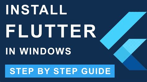 How To Install Flutter In Windows How To Setup Flutter On Windows