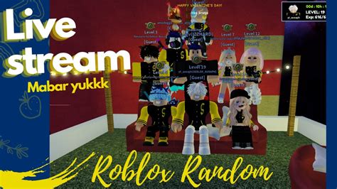 Livestreaming Roblox Capek Habis Pulang Sekolah Lets Go Mabar