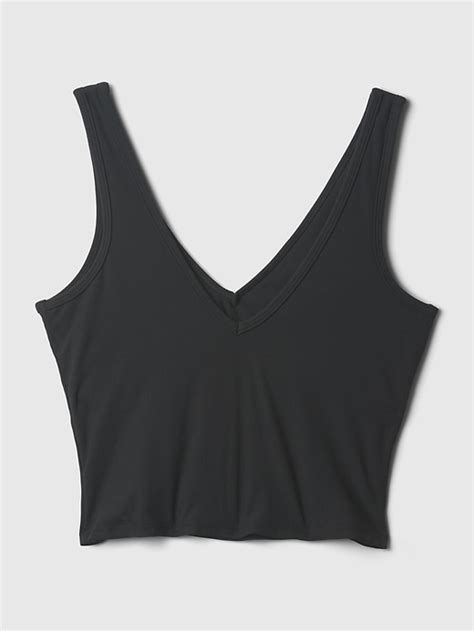 GapFit Studio Rib V-Neck Brami | Gap