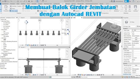 Tutorial Autodesk Revit Membuat Balok Girder Jembatan Dengan Hot Sex