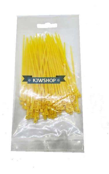 Jual Kabel Ties Kuning Mm X Mm Pack Pcs Pengikat Kantong