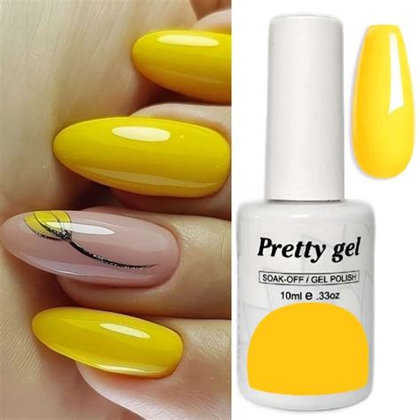 Гел Лак Pretty 161-Светла горчица 15 мл. - Nailsbg