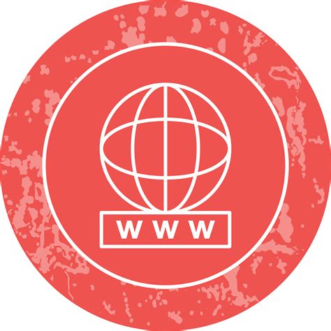 World Wide Web Vector Icon Vector Art At Vecteezy