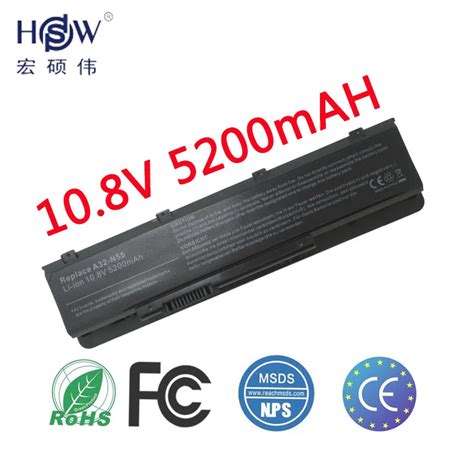 HSW LAPTOP NEW Laptop Battery A32 N55 07G016 HY1875 For ASUS N45 N45E