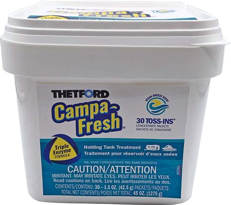 Amazon Thetford Campa Fresh Ocean Breeze Scent RV Holding Tank