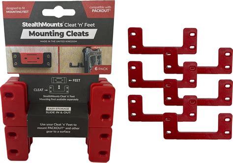 Stealthmounts Packout Mounting Cleats 6 Pack Milwaukee Packout Cleats