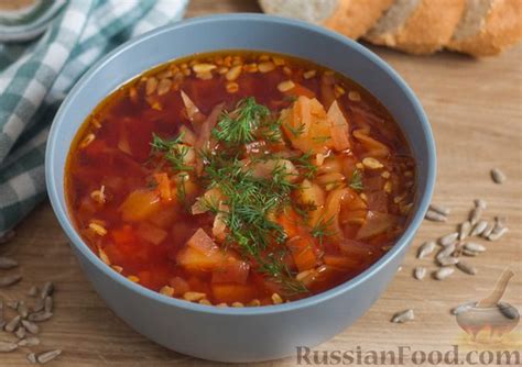 Борщ без мяса, рецепты на RussianFood.com: 369 рецептов борща без мяса
