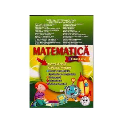 Matematica Clasa 6 Sinteze De Teorie Exercitii Si Probleme