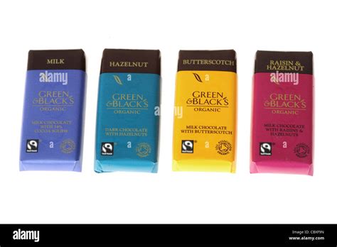 Green And Blacks Chocolate Bars Stock Photo Alamy