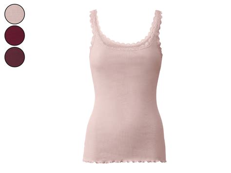 Canotta Da Donna Con Pizzo Biancheria Intima Lingerie Fan Di Lidl