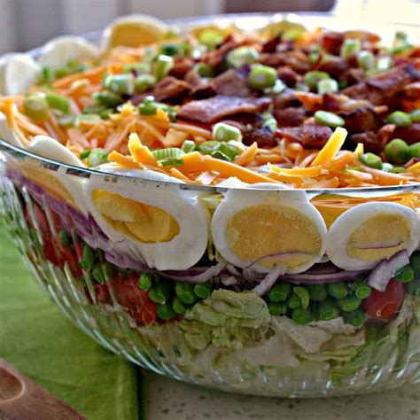 How to Make a Classic Seven Layer Salad | Small Town Woman