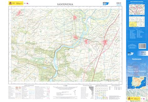 Santovenia Mapa Topográfico Nacional 1 25 000 2019