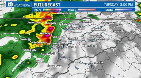 Wbir Weather On Twitter Severe Potential Tuesday Showers And