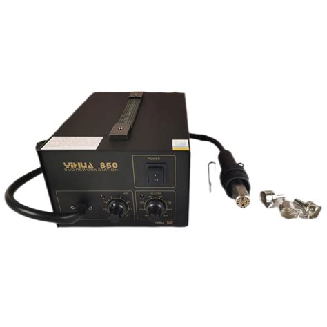 YIHUA 850 3 Nozzles Lead Free Hot Air Soldering Station SMD Rework