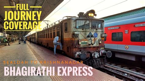 Sealdah To Krishnanagar Full Journey Coverage By Bhagirathi Express