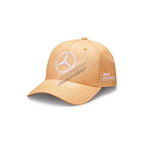 Mercedes Amg Petronas Lewis Hamilton Cap Peach Races Shop