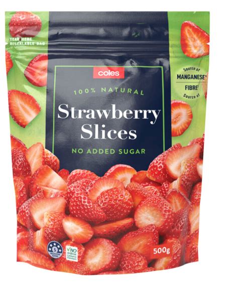 Coles Frozen Fruit Sliced Strawberries 500g Is Halal Suitable Halal Check