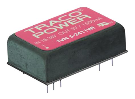 TVN 5 2410WI TRACOPOWER TVN 5WI DC DC Converter 3 3V Dc 1 2A Output