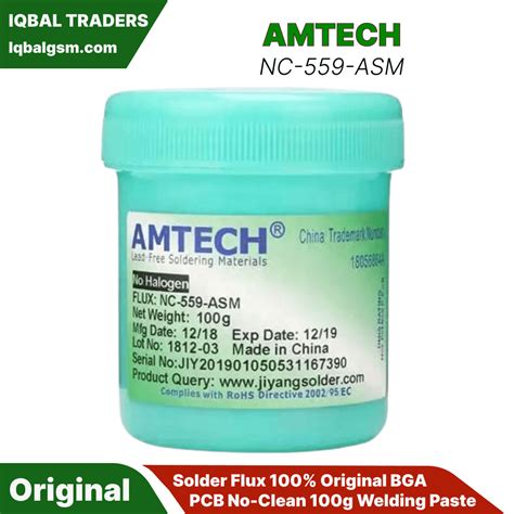 Amtech Nc Asm Solder Flux Original Bga Pcb No Clean G