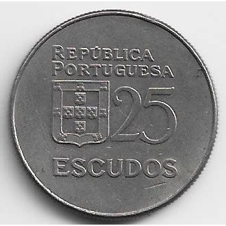 Produto Numismático Colecionável Moeda Portugal 25 Escudos Shopee Brasil