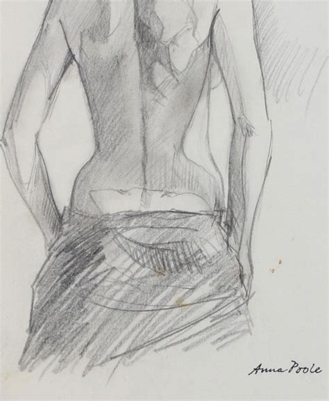 Anna Poole Late Th Century Nude Female Drawing For Sale At StDibs Women Nude Poole Anna
