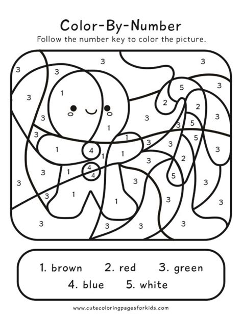 Christmas Color By Number 2 Free Printable Pdfs Cute Coloring Pages