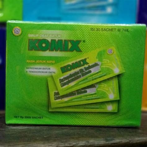 KOMIX OBAT BATUK KOMIX RASA JERUK NIPIS ISI 30 SACHET Lazada Indonesia