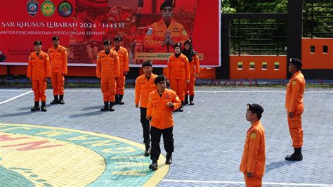 77 Personel Basarnas Ternate Diterjunkan Pada Pelaksanaan Siaga SAR