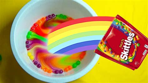 ЭКСПЕРИМЕНТ DIY РАДУГА ИЗ СКИТЛС! - YouTube