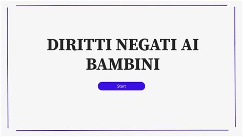 Diritti Negati Bambini