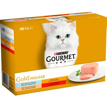 Kattmat Mousse 12 p 85g Gourmet Handla mat online från din lokala ICA