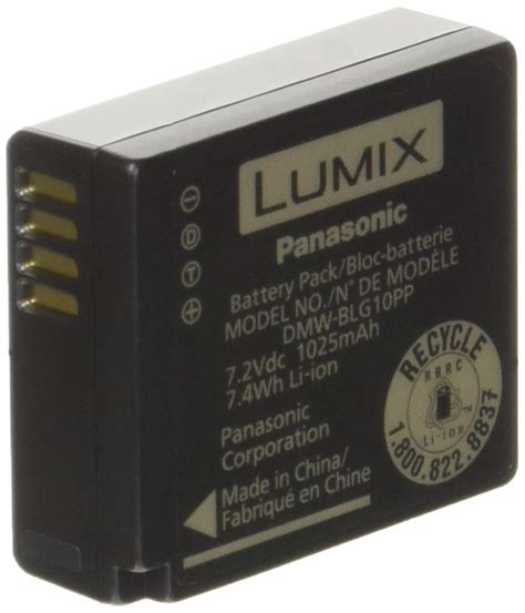 Buy Panasonic Dmw Blg Lithium Ion Battery Pack Black Online At