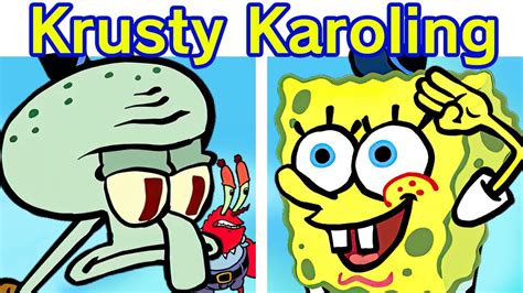 Friday Night Funkin Vs Krusty Karoling Spongebob Squarepants Mr