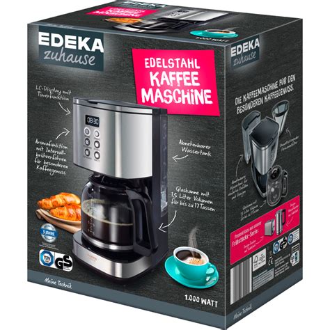 Edelstahl Kaffeemaschine Edeka