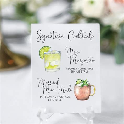 How To Plan Signature Cocktail Ideas For Your Wedding WeddingPlanner