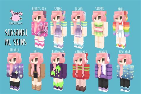 Bunscreates I Will Make Your Custom Seasonal Minecraft Skin For 15 On