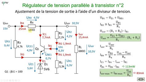 ELAN Régulateur de tension partie 10 régulateur parallèle à