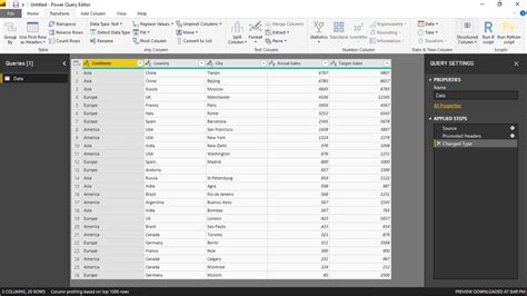 Transform Data In Power Bi With R And Python