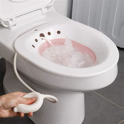 Bidet Portable Bidet Amovible pour WC Bain de Siège pour Toilette Bidet