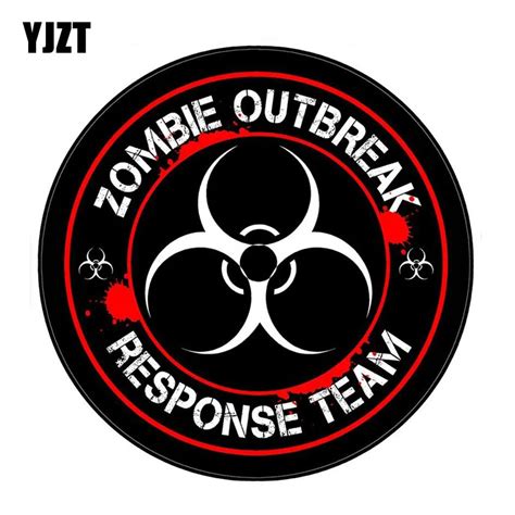 Yjzt X Cm Zombie Outbreak Response Team Biohazard Retro Reflective