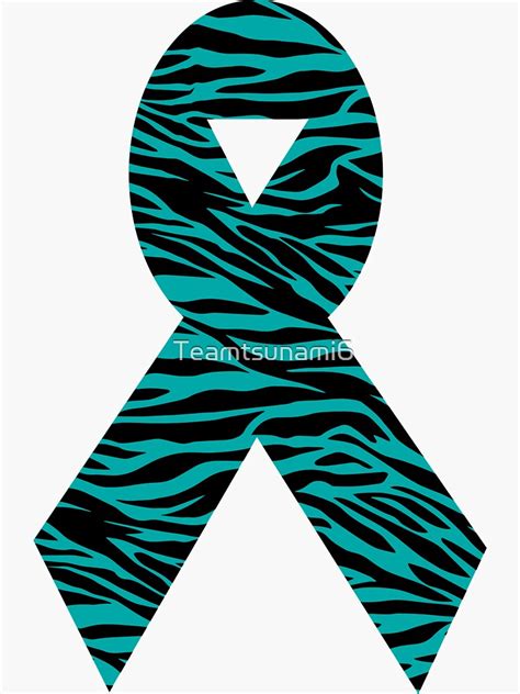 Awareness Ribbon Sticker For Sale By Teamtsunami6 Redbubble