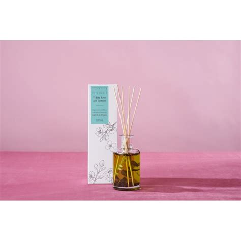 White Rose And Jasmine Vivante Botanicals Diffuser Wholesale Pastel Pines