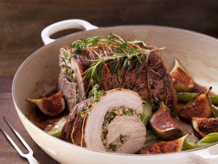 Putenrollbraten Mit Feigen Rezept Eat Smarter