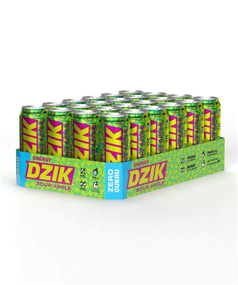 Nap J Energetyczny Energetyk Dzik Energy Drink Sour Apple Kcal Ml