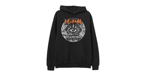 Def Leppard Diamond Star Halos Album Hoodie