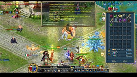 conquer online chaos-bunnie roll chi and garment/mount lotus raise ...